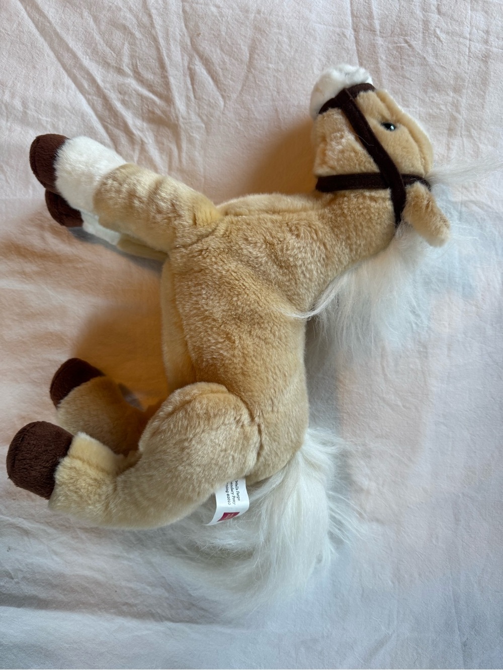 Plush Light Tan Horse Legendary Pony Lightning Wells Fargo Bank Horse 2010